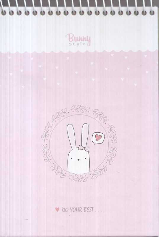 دفتر پاستل روغنی 25 برگ Bunny Style A6