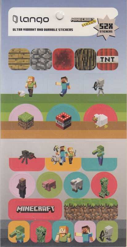 استیکر 52 تکه Minecraft 3603
