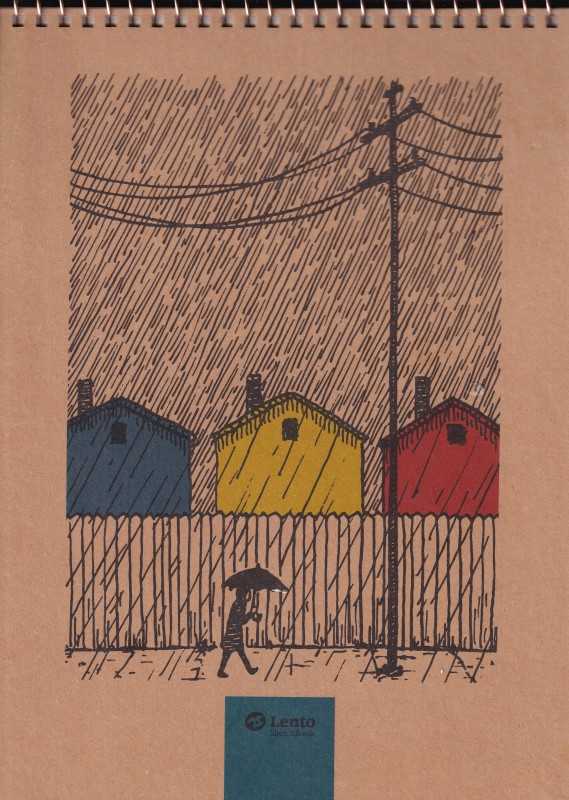 دفتر طراحی 80 برگ سیمی گالینگور Lento Suiet A4 - 0