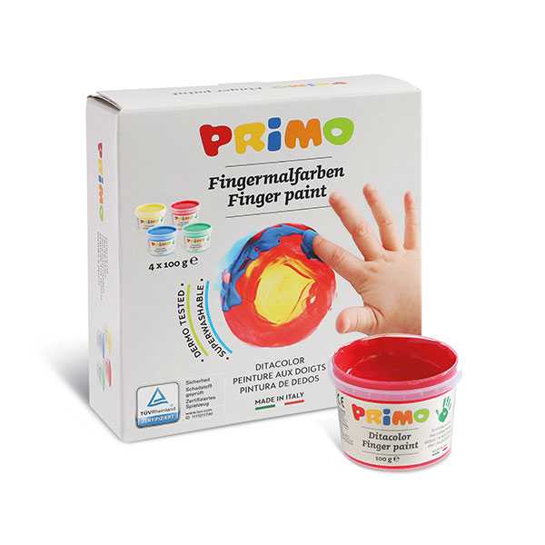 رنگ انگشتی 4 رنگ Primo 2241TD100S4T 100g