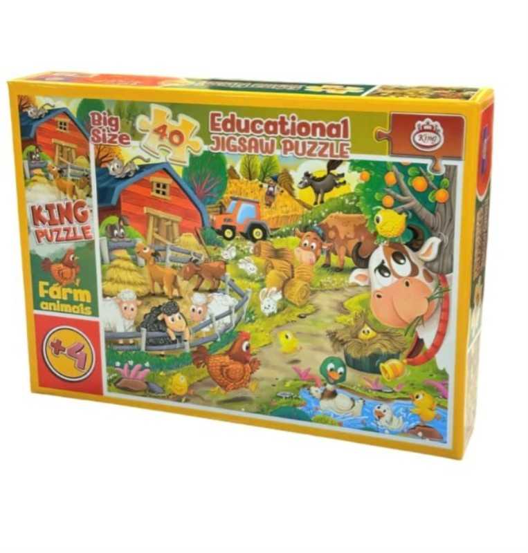 پازل Farm animals 40pcs