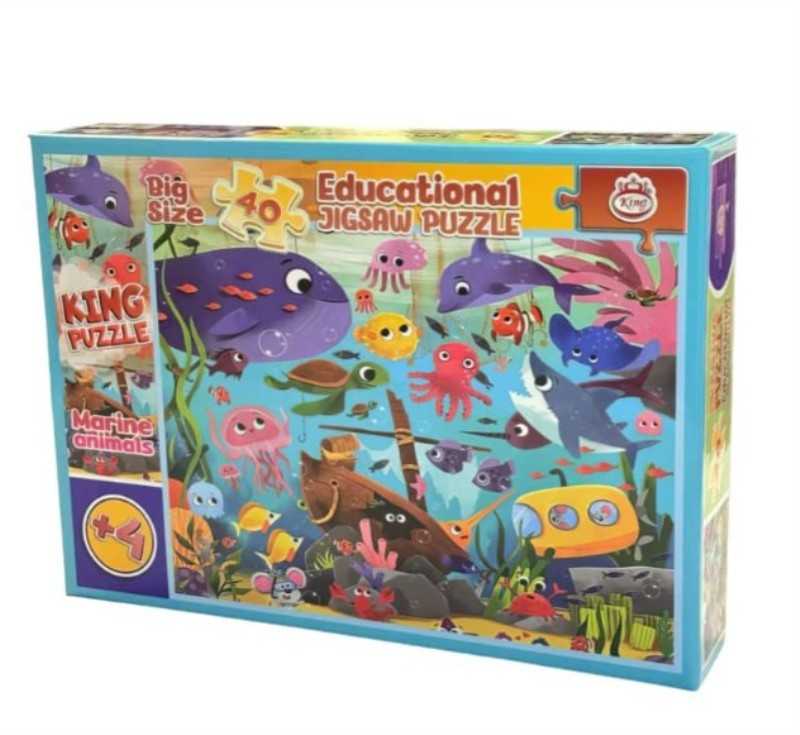 پازل Marine animals 40pcs - 0