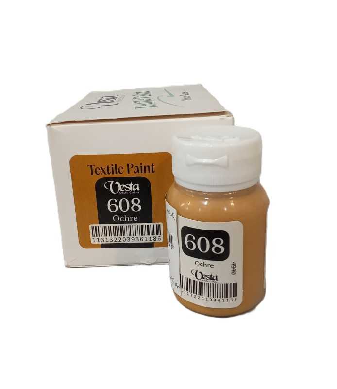 رنگ پارچه Vesta 60ml Ochre 608