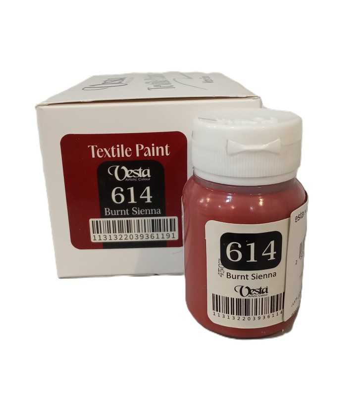 رنگ پارچه Vesta 60ml Burnt Sienna 614
