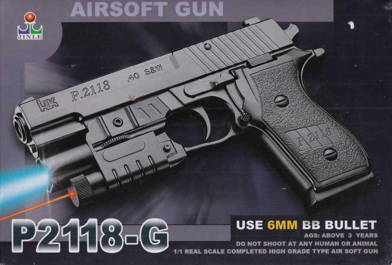 تفنگ لیزری ساچمه‌ای Airsoft Gun P2118G