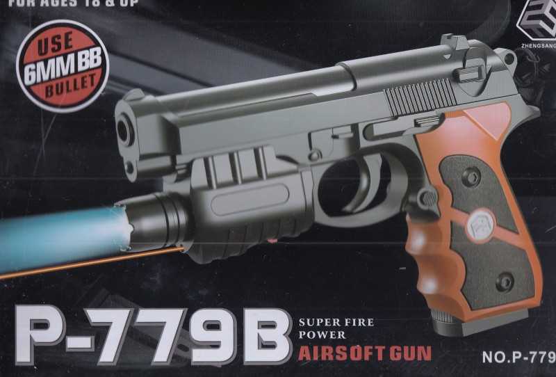 تفنگ لیزری ساچمه‌ای Airsoft Gun P779B