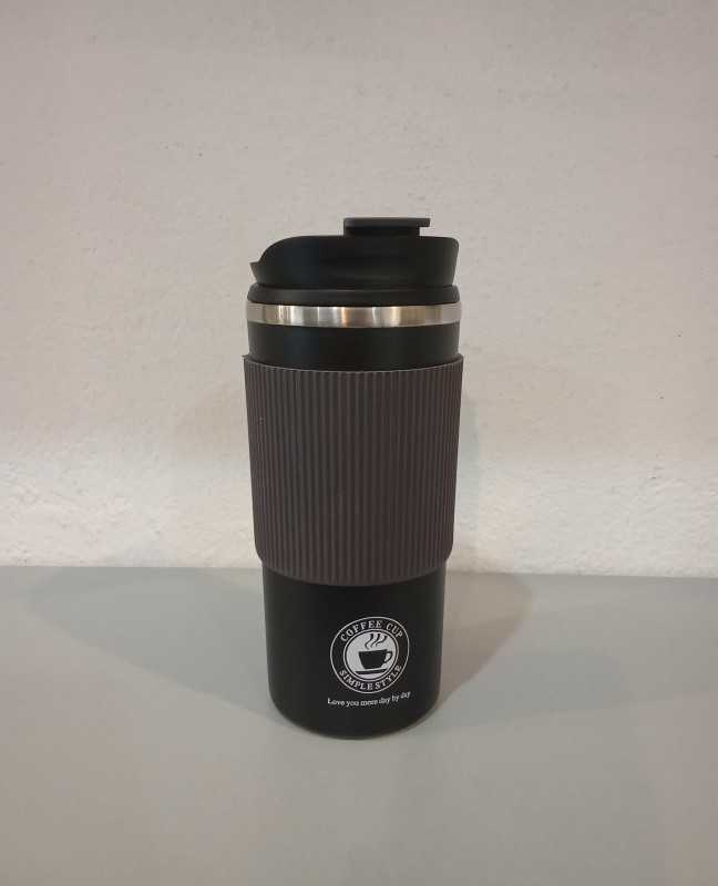 تراول ماگ دور سیلیکونی Coffee Cup (مشکی) - 0