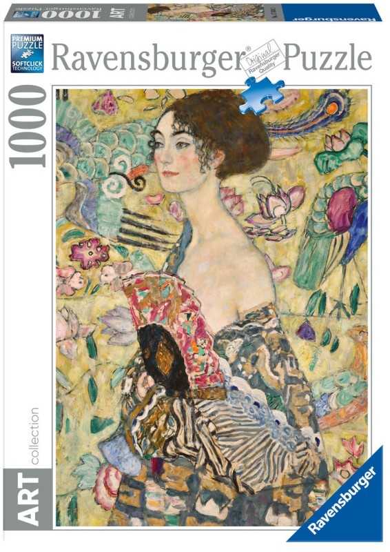 پازل Klimt Lady with a Fan 1000pcs 001132
