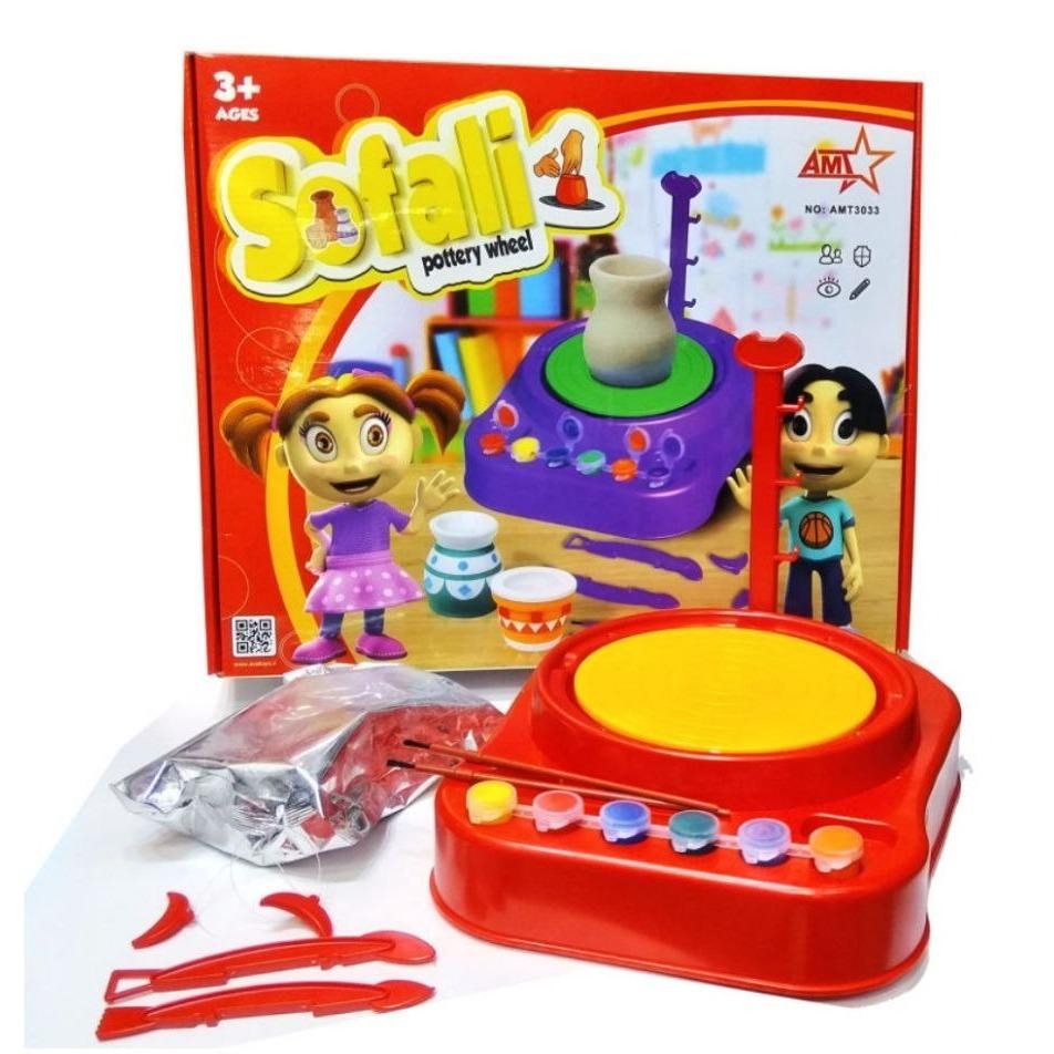 چرخ سفالگری AMT 3033 Sofali Paint and Pottery Wheel   - 0