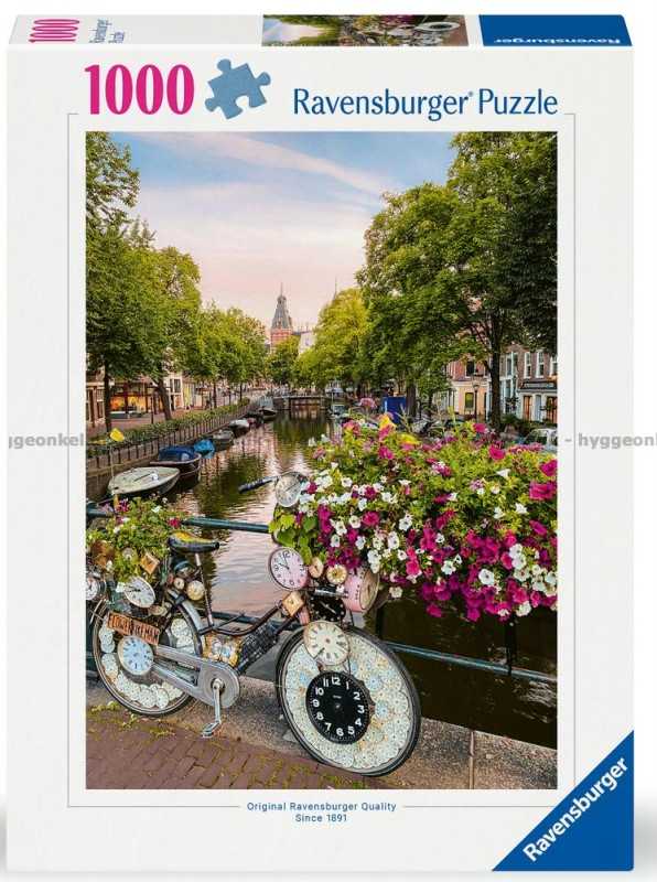پازل Bicycle and Flowers Amsterdam 1000pcs 078007