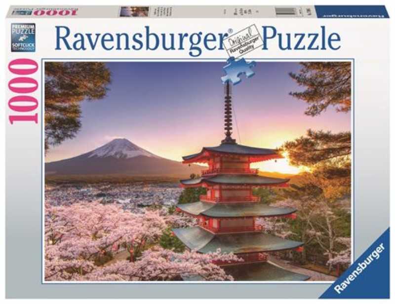 پازل Mount Fuji Cherry Blossom View 1000pcs 05827
