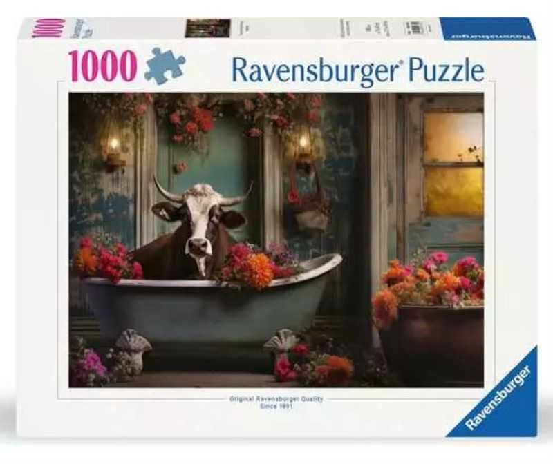 پازل The cow with the flowery headdress 1000pcs 07821
