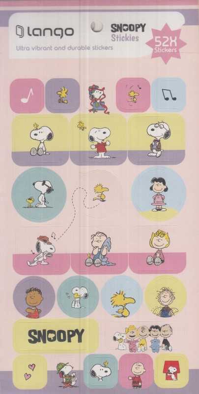 استیکر 52 تکه  Snoopy 3601