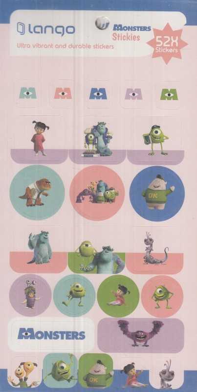 استیکر 52 تکه  Monsters 4306