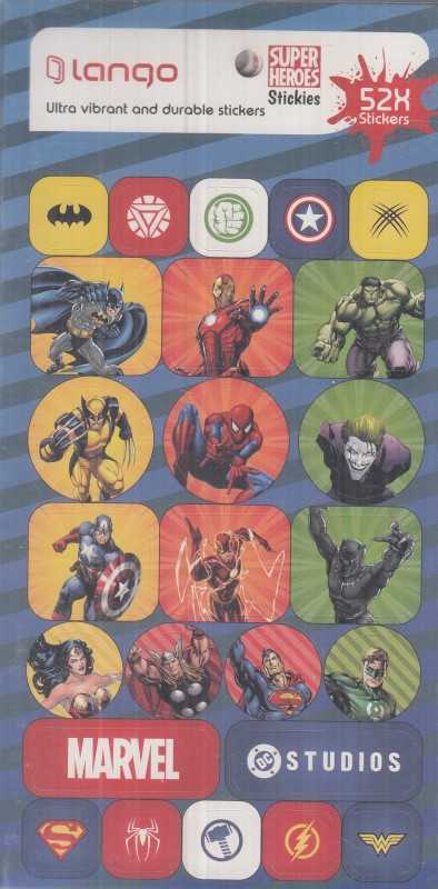 استیکر 52 تکه Super Heros 3610