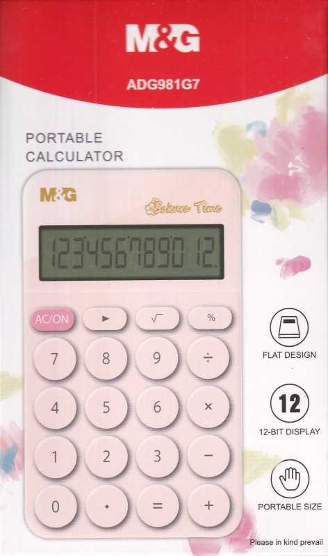ماشین حساب 12 رقمی پاستلی M&G ADG981G7 - 0