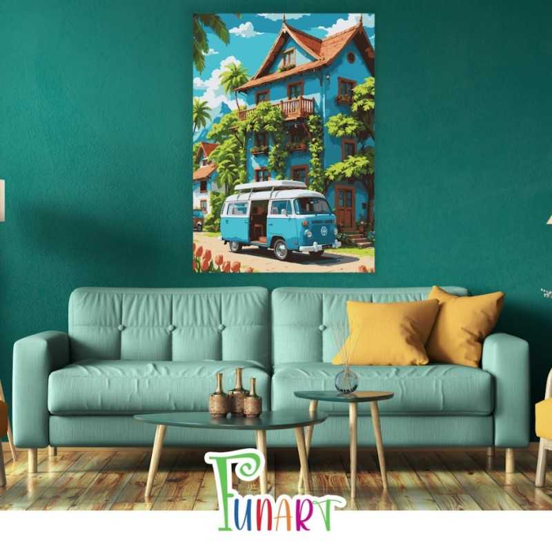 کیت رنگ‌آمیزی Kaiko Funart 50×70 246