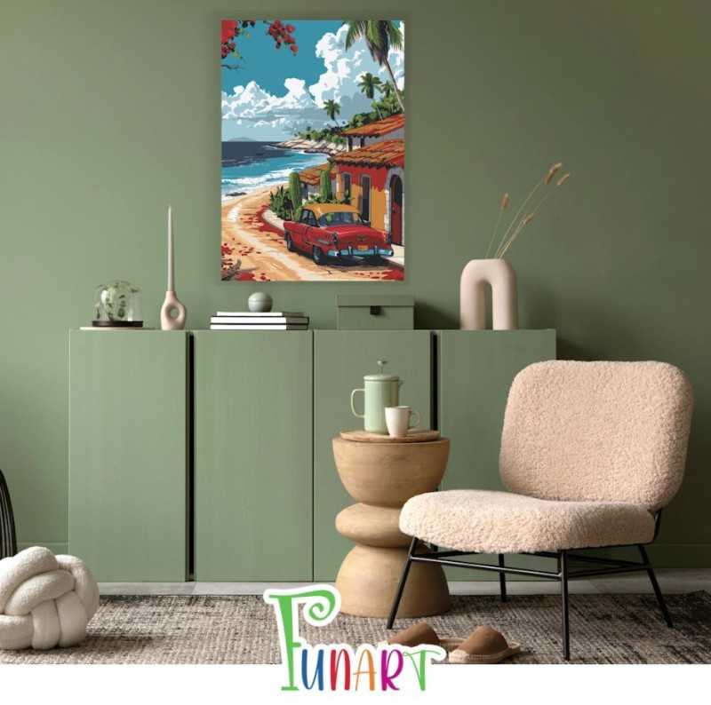 کیت رنگ‌آمیزی Kaiko Funart 50×70 248