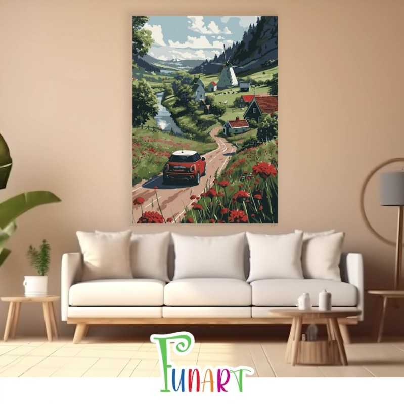 کیت رنگ‌آمیزی Kaiko Funart 50×70 267