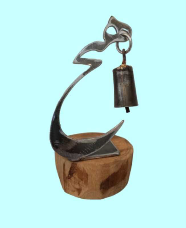 هیچ با زنگوله فلزی پایه چوبی 522 - 532 غیاثی