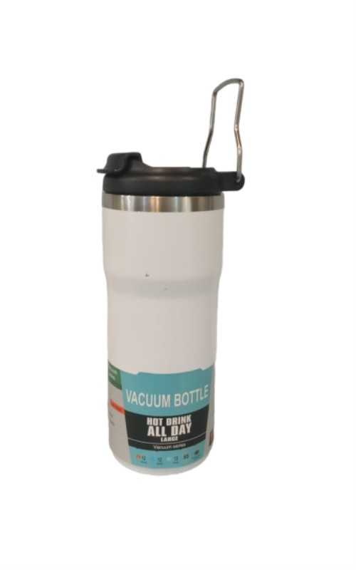تراول ماگ سفید Vacuum Bottle 002236