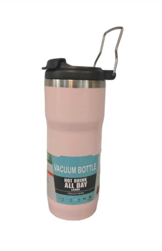 تراول ماگ صورتی Vacuum Bottle 002236 - 0