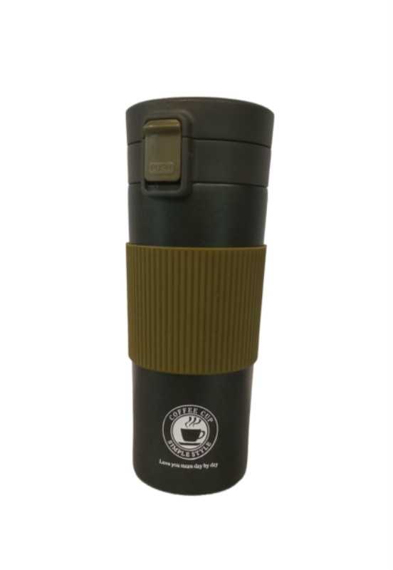 تراول ماگ دور سیلیکونی سبز Coffee Cup 00420