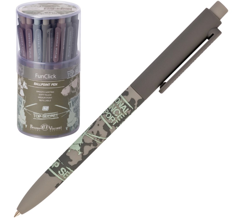 خودکار آبی طرح Bruno Visconti 20-0297/11 Funclick 0.7mm TOP