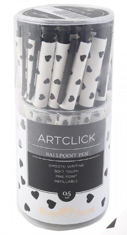 خودکار فشاری آبی طرح قلب Bruno Visconti 20-0281/18 Artclick 0.5mm