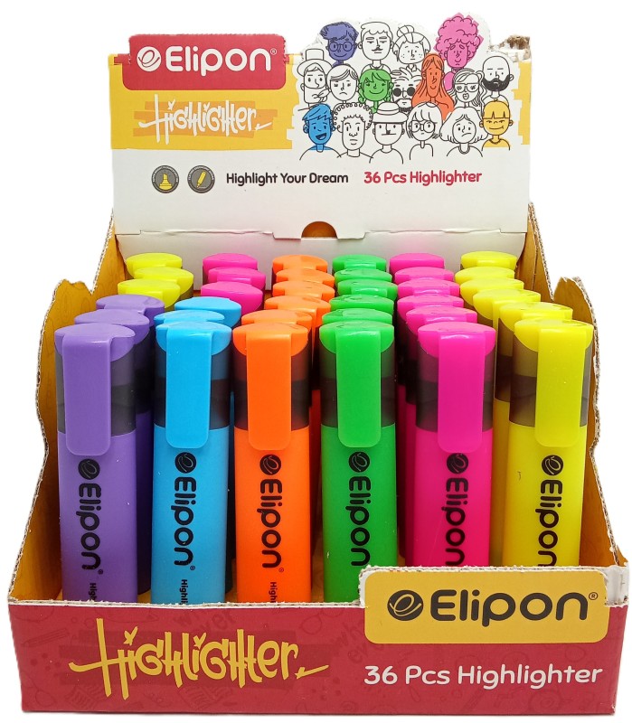 ماژیک های‌لایت آبی Elipon 8242001 - 0