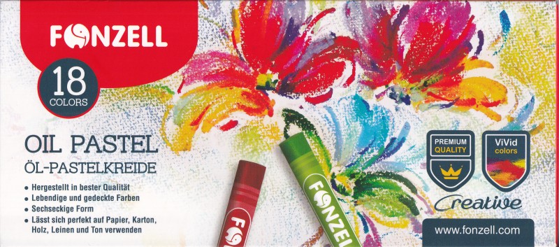 پاستل روغنی 18 رنگ FONZELL 685036 School - 0