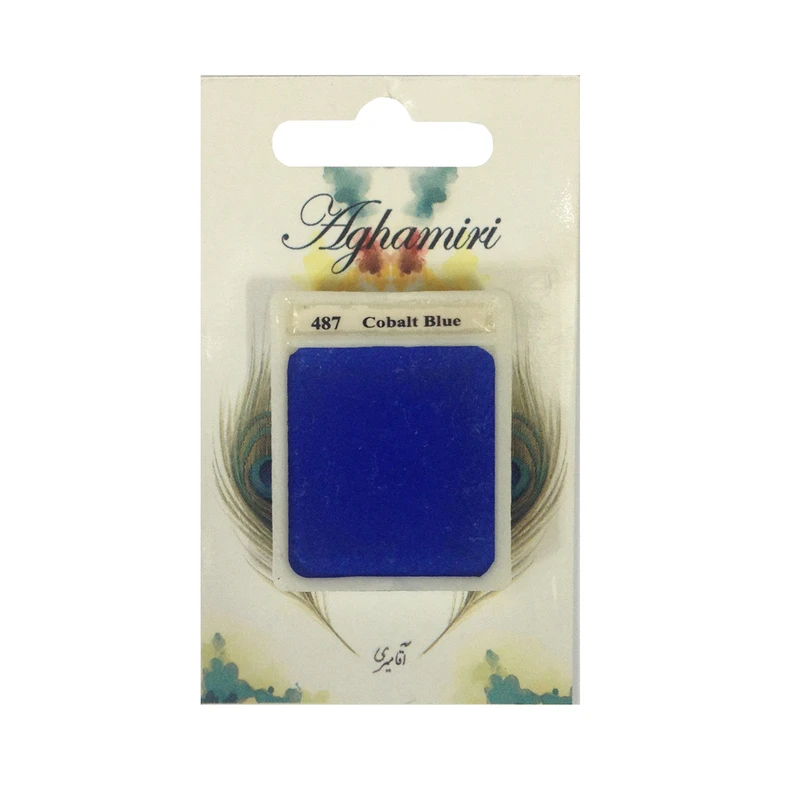 آبرنگ قرصی Aghamiri Cobalt Blue 487
