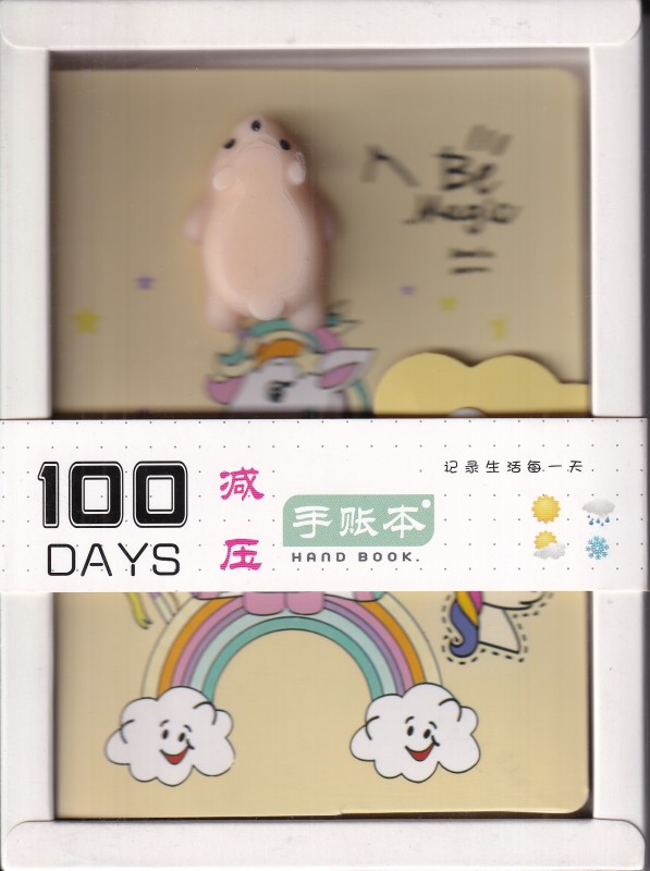 یادداشت 60 برگ 11×15 فانتزی باجعبه DAYS 100 T1438