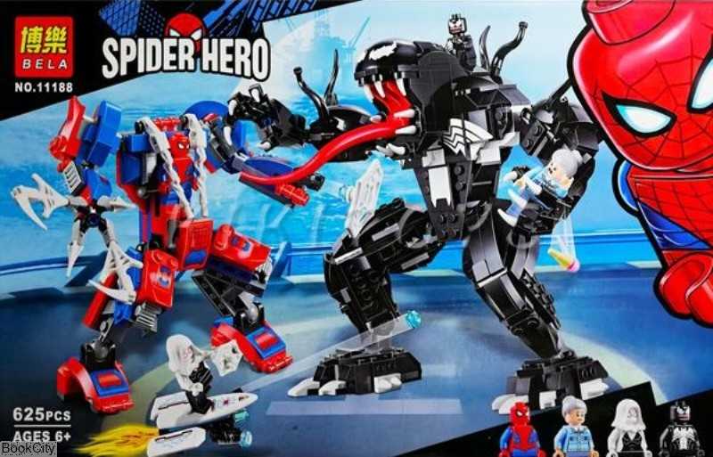 ساختنی اسپایدرمن ونوم Spider Hero 11188 604pcs