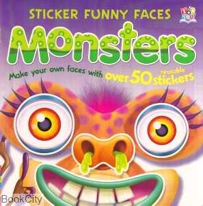 Sticker Funny Faces Monsters