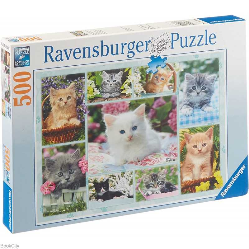 پازل Kitten in a Basket 500pcs 14196