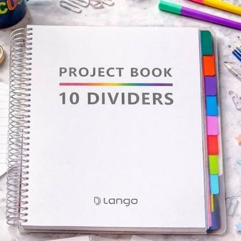 دفتر 200 برگ با دیوایدر رحلی Lango Project Book PR260