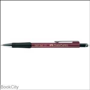 اتود 0.5mm زرشکی با پاک‌کن چرخشی FABER CASTEL 134521 Grip - 0