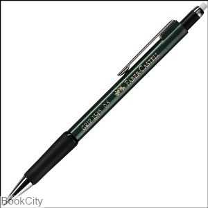 اتود 0.7mm سبز تیره با پاک‌کن چرخشی FABER CASTEL 134763 Grip - 0