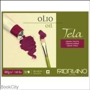 مقوا TELA رنگ روغن 10 برگ FABRIANO 30×40 300gr