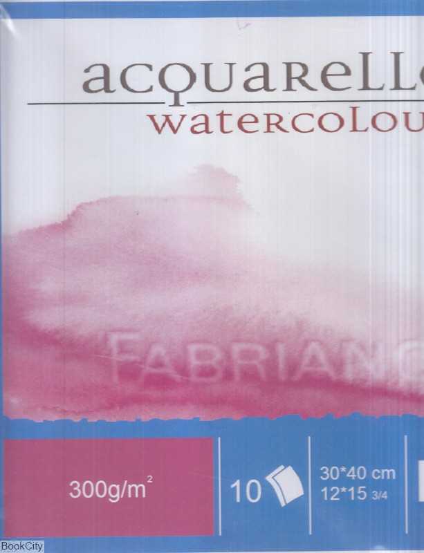 مقوا آبرنگ 10 برگ FABRIANO 30×40 300gr