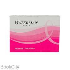 جوهر فشنگی صورتی 8 عددی WATERMAN
