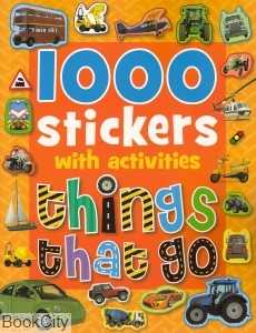 1000 Stickers Things That Go