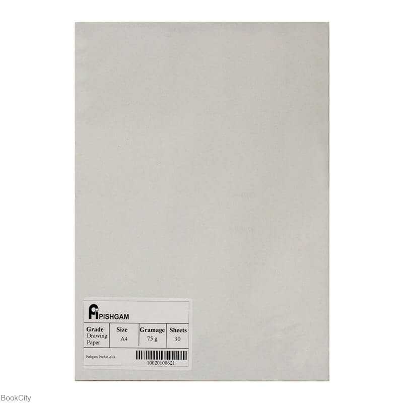 کاغذ طراحی 30 برگ PISHGAM 30×40 125gr - 0