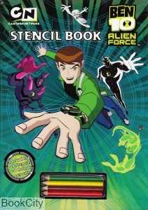 Ben 10 Alien Force Stencil Book