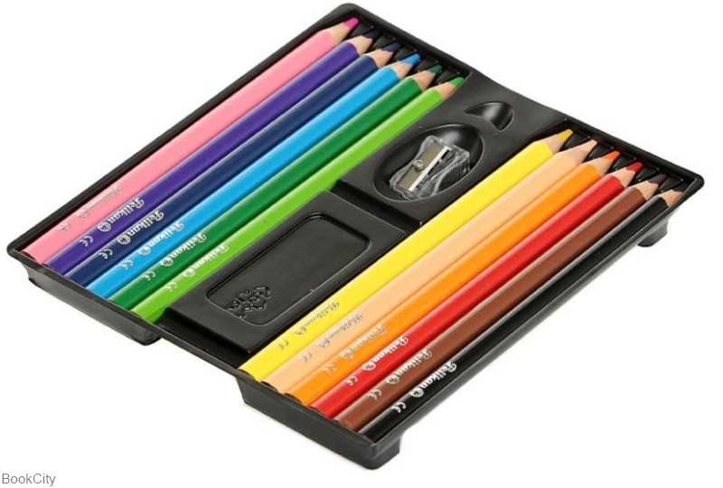 مدادرنگی 12 رنگ Pelikan 724069 Jumbo - 0