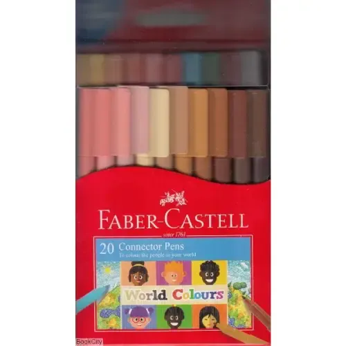 ماژیک 20 رنگ درچسبان FABER CASTELL 155006