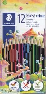 مدادرنگی 12 رنگ مقوایی STAEDTLER 185C12