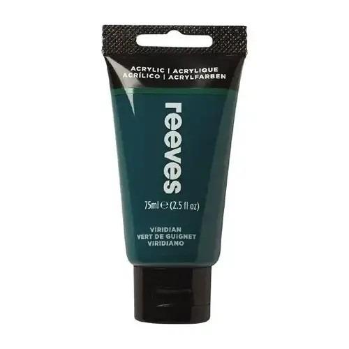 رنگ آکریلیک REEVES Viridian Green 75ml