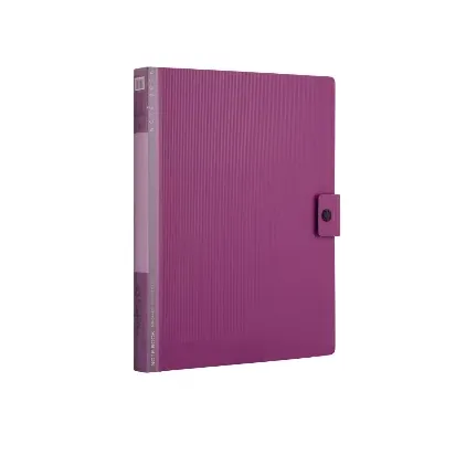 دفتر 100 برگ دکمه‌دار متالیک رحلی PAPCO NB-644BC - 0